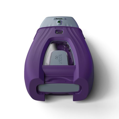 Unibank with laser measure attachment and silicone jacket (purple)