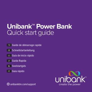 Unibank quick start guide