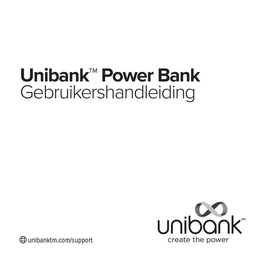Unibank Power Bank User Manual - NL